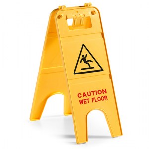 TTS  "Caution wet floor"   