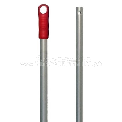 ACG Алюминиевая ручка без резьбы 140 см (красный) | Ручки для швабр и флаундеров | Инвентарь для уборки и мытья полов | Уборочный инвентарь