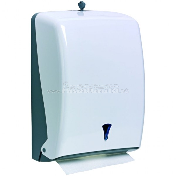 Euromop Amalfi White (серый) 8540100 (ACBA00010-0001) | Диспенсеры бумажных полотенец в листах | Оборудование для туалетных и ванных комнат