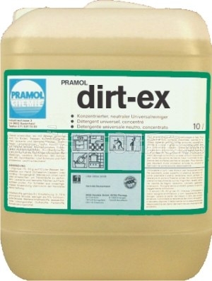 PRAMOL DIRT-EX Универсальный очиститель для технических загрязнений | Моющие и очищающие средства | Производство и промышленность | Химические и моющие средства