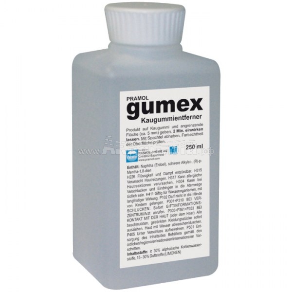 PRAMOL GUMEX Удалитель жвачки | Удаление жевачки, следов краски и маркера | Клининг и профессиональная уборка | Химические и моющие средства