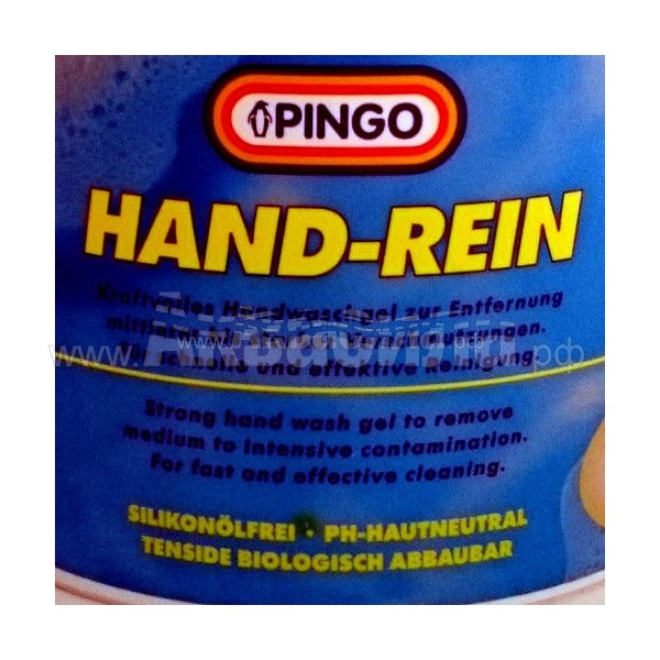 PINGO HAND-REIN Гель для очистки рук (5 л) | Пасты и гели для очистки рук | Производство и промышленность | Химические и моющие средства