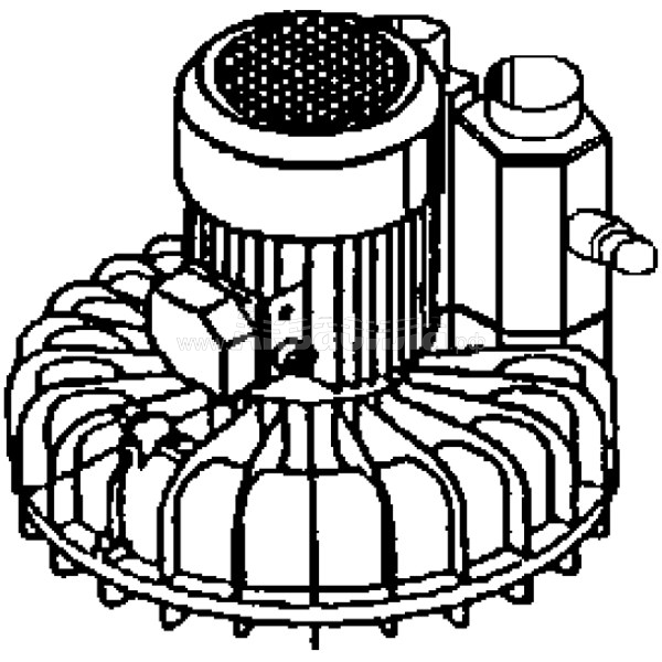 GHIBLI Турбина для пылесоса AZ35 | Двигатели для пылесосов | Аксессуары для профессиональных пылесосов | Аксессуары и комплектующие