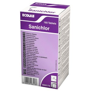 Ecolab Sanichlor Таблетки для дезинфекции овощей и фруктов 160 шт