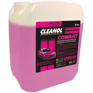 Cleanol Combat Низкощелочой автошампунь для жёсткой воды 5 л