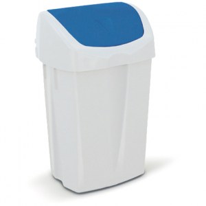 Euromop Пластиковая корзина для мусора с плавающей крышкой LEONARDO 50 л