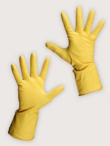 Перчатки резиновые универсальные (4 размера)