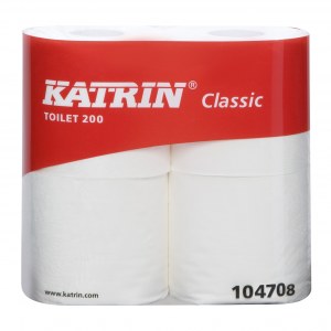 Katrin Classic Toilet 200 Туалетная бумага в стандартных рулонах (48 шт)