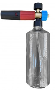 TORNADO Пенная насадка с прозрачным бачком, мерной шкалой, фильтром и съёмной гайкой