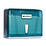 Ksitex TH-404G Диспенсер бумажных полотенец (прозрачный зелёный)