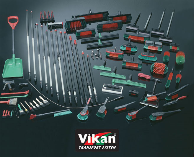 Профессиональный инвентарь для автомойки Vikan (Викан) Transport System (Дания)